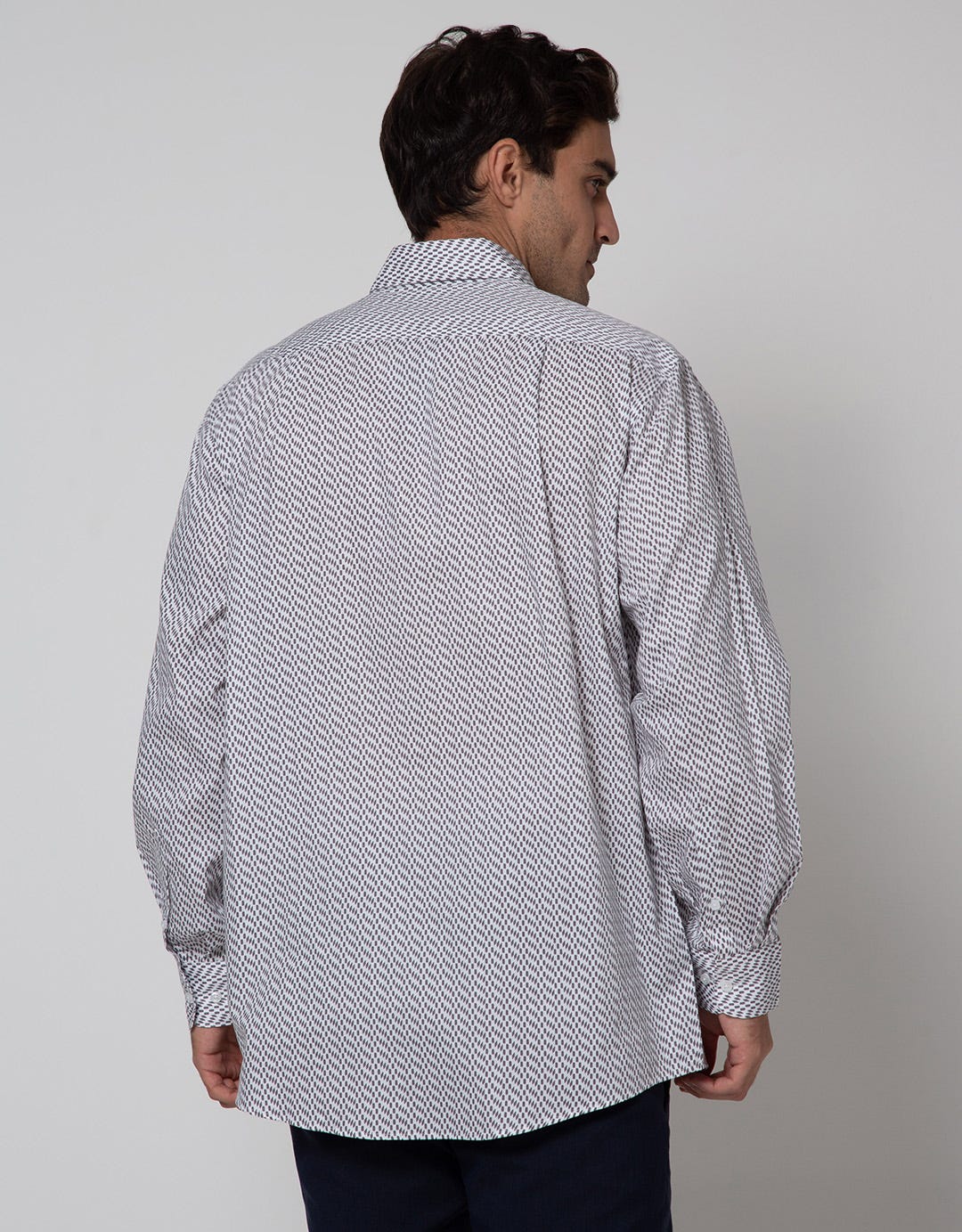 Cole Long Sleeve Shirt Print Regular