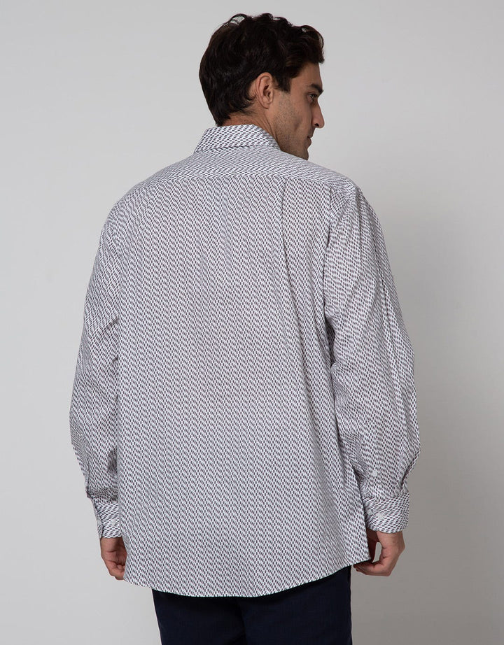 Cole Long Sleeve Shirt Print Regular