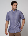 Cole Short Sleeve Shirt Checks Slim