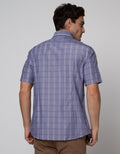 Cole Short Sleeve Shirt Checks Slim
