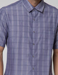 Cole Short Sleeve Shirt Checks Slim