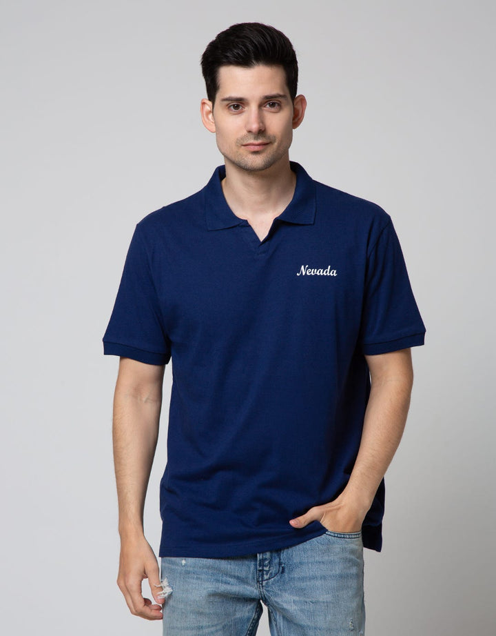 Nevada Short Sleeve Polo Shirt V Collar Fashion