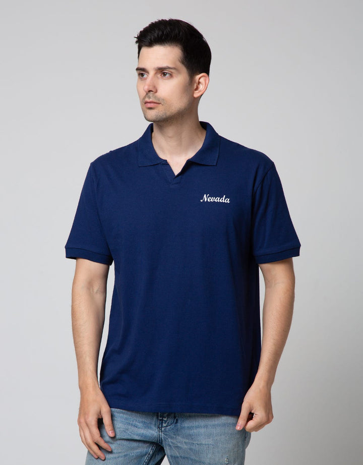 Nevada Short Sleeve Polo Shirt V Collar Fashion