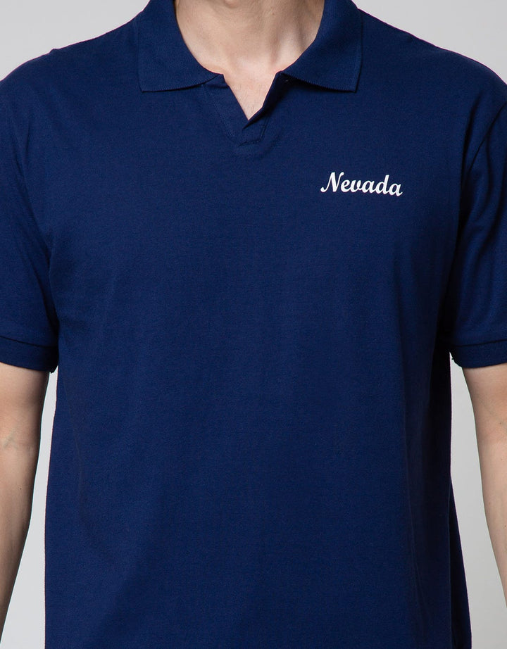Nevada Short Sleeve Polo Shirt V Collar Fashion