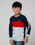 Nevada Sport Block Tape Sweater Anak Laki-laki