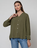 St. Yves Long Sleeve Blouse Rayon Vega Kerang