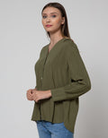St. Yves Long Sleeve Blouse Rayon Vega Kerang