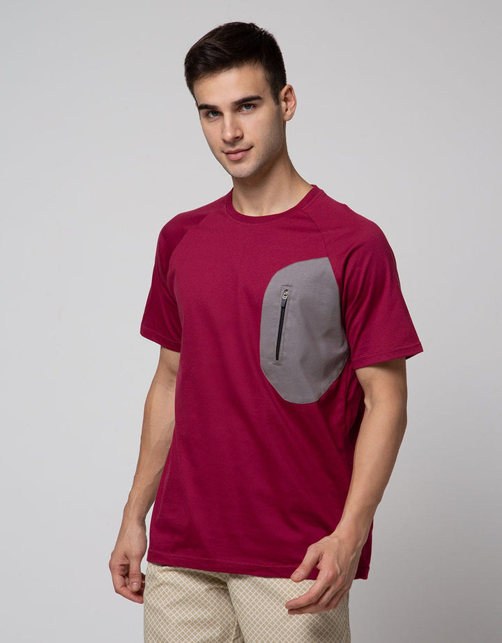 Nevada Short Sleeve Raglan T-Shirt Regular With Postman Pocket