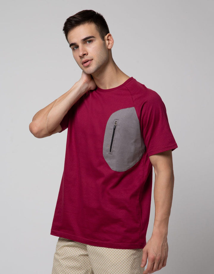 Nevada Short Sleeve Raglan T-Shirt Regular With Postman Pocket