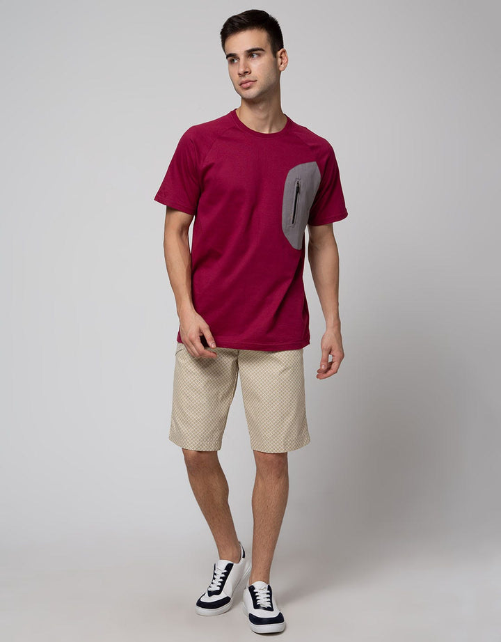 Nevada Short Sleeve Raglan T-Shirt Regular With Postman Pocket