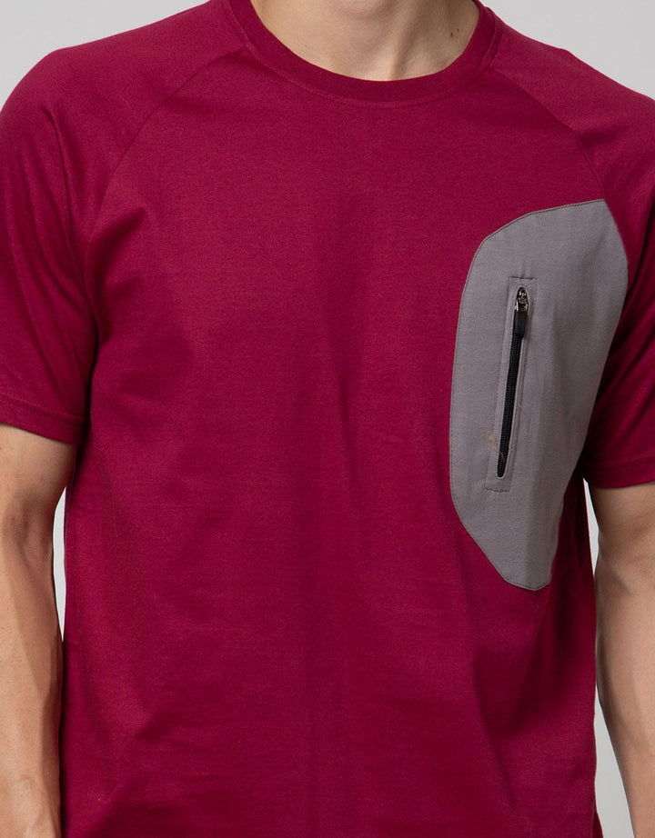 Nevada Short Sleeve Raglan T-Shirt Regular With Postman Pocket