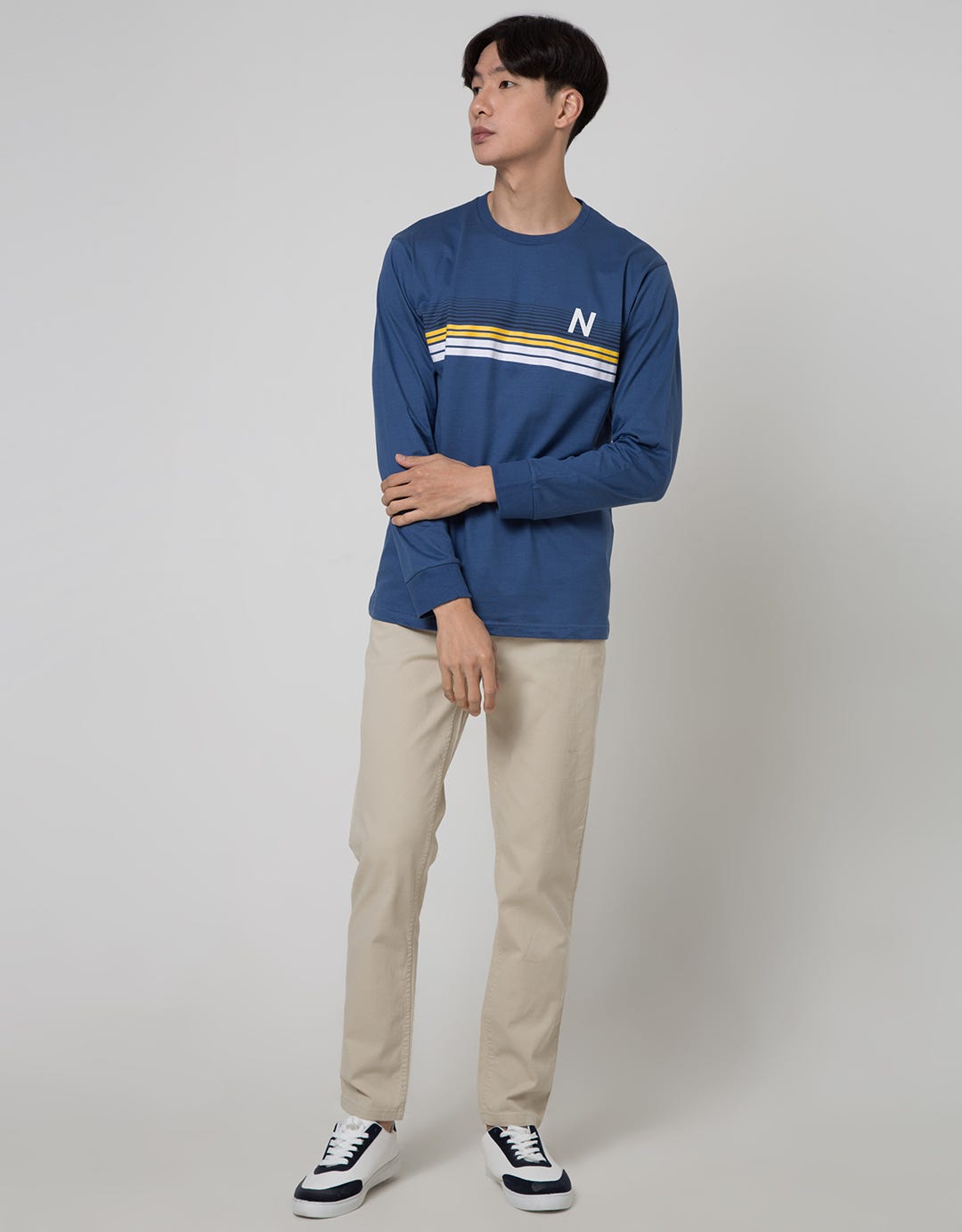 LS T-SHIRT WITH BAN