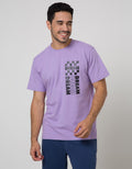 Nevada Print Casual Kaos Pria