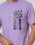 Nevada Print Casual Kaos Pria