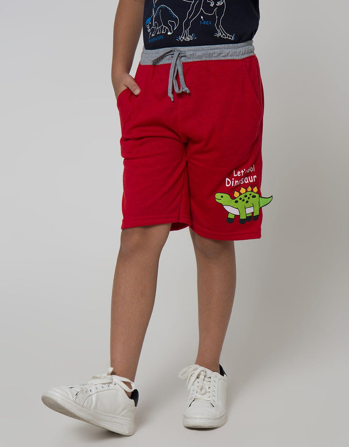 Little M Celana Pendek Print Dino Anak Laki-Laki