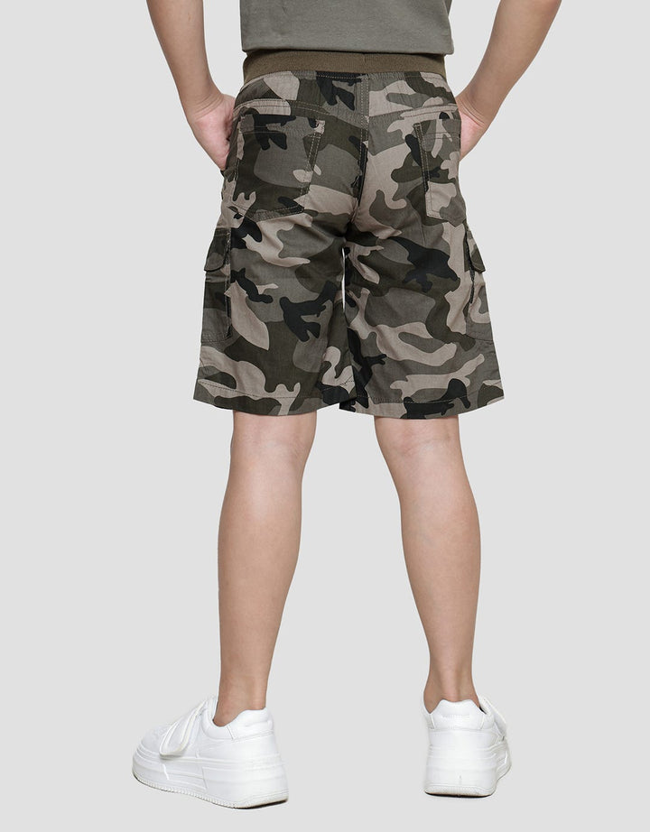 Little M Woven Army Celana Pendek Anak Laki-Laki