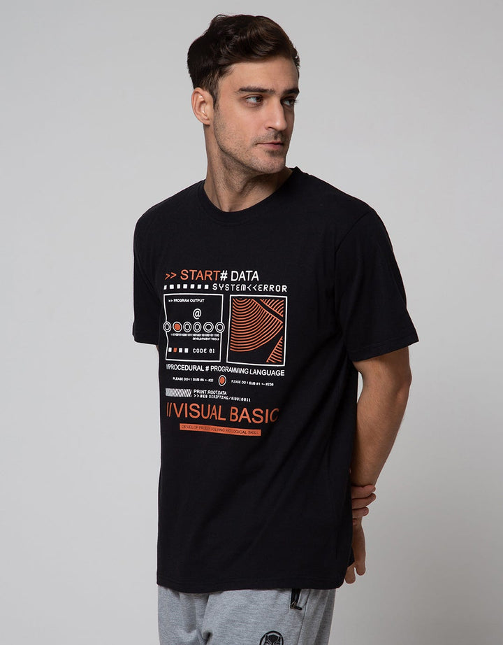 Nevada Visual Basic Print Kaos Pria