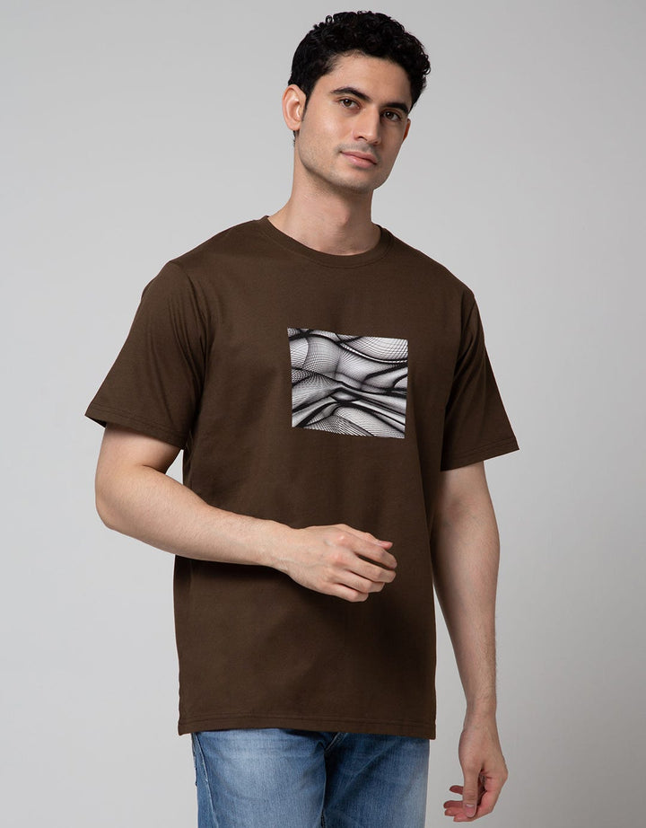 Nevada Print Abstract Kaos Kasual Pria