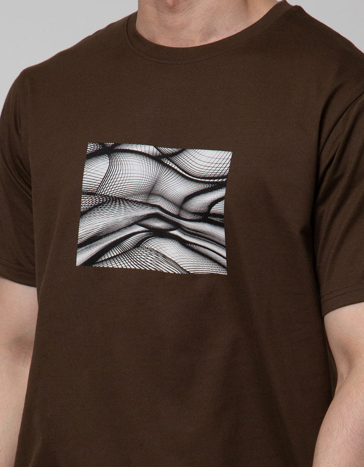 Nevada Print Abstract Kaos Kasual Pria