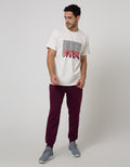 Nevada Print Casual Kaos Pria