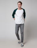 Nevada Long Sleeve Raglan T-Shirt Logo Hd Regular