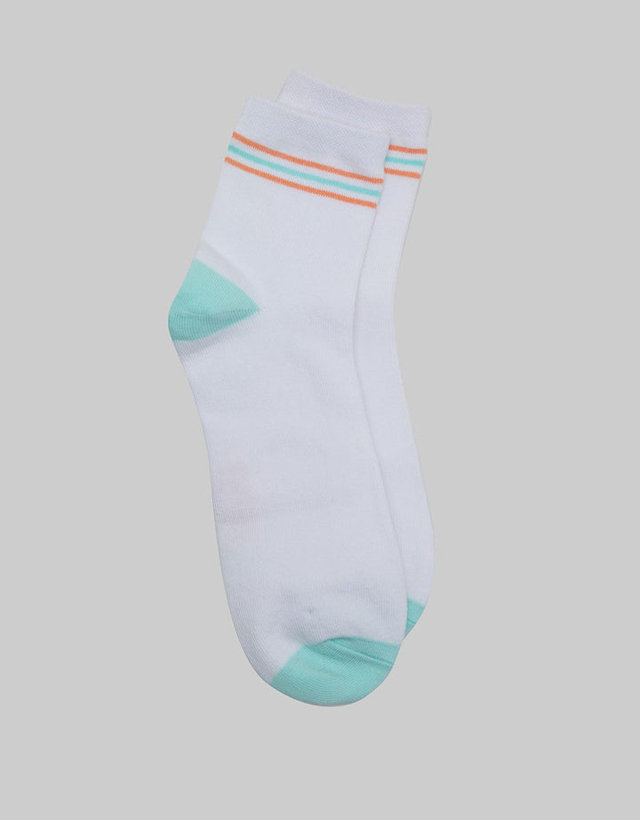 Nevada Sport Calf Plain Kaus Kaki Anak Perempuan