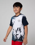 Nevada Short Sleeve T-Shirt Print Splash Blok Sleeve