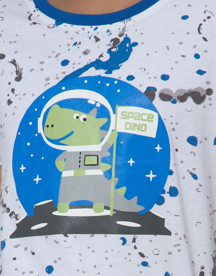 Little M Splash Dino Kaos Anak Laki-laki