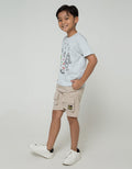 Little M Dangerous Shark Kaos Anak Laki-laki