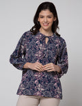 St. Yves Pesley Print Blouse Wanita