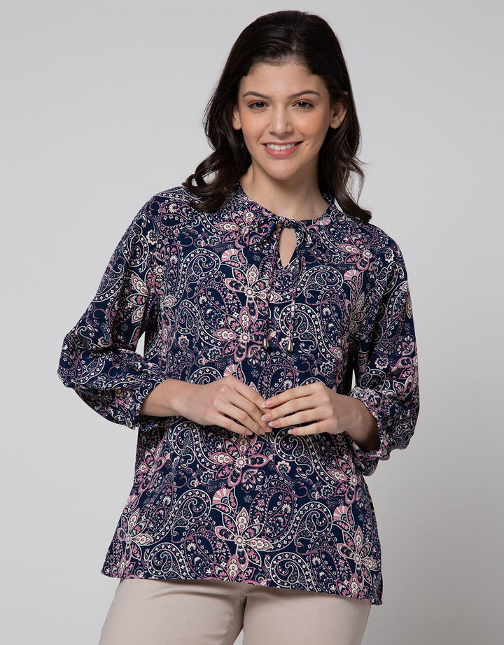 St. Yves Pesley Print Blouse Wanita