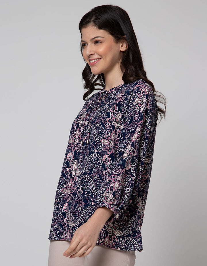 St. Yves Pesley Print Blouse Wanita