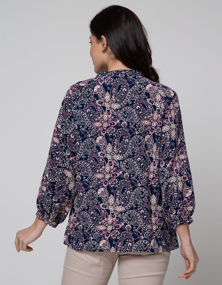 St. Yves Pesley Print Blouse Wanita