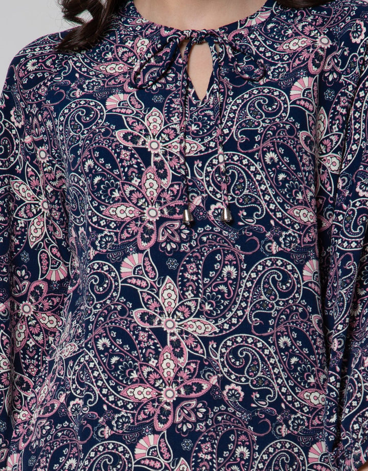 St. Yves Pesley Print Blouse Wanita