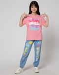 Nevada Print Gorgeous Kaos Anak Perempuan