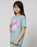 Nevada Print Love Kaos Anak Perempuan
