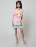 Nevada Short Sleeve T-Shirt Anime Print Box Anime Girl