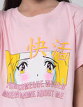 Nevada Short Sleeve T-Shirt Anime Print Box Anime Girl