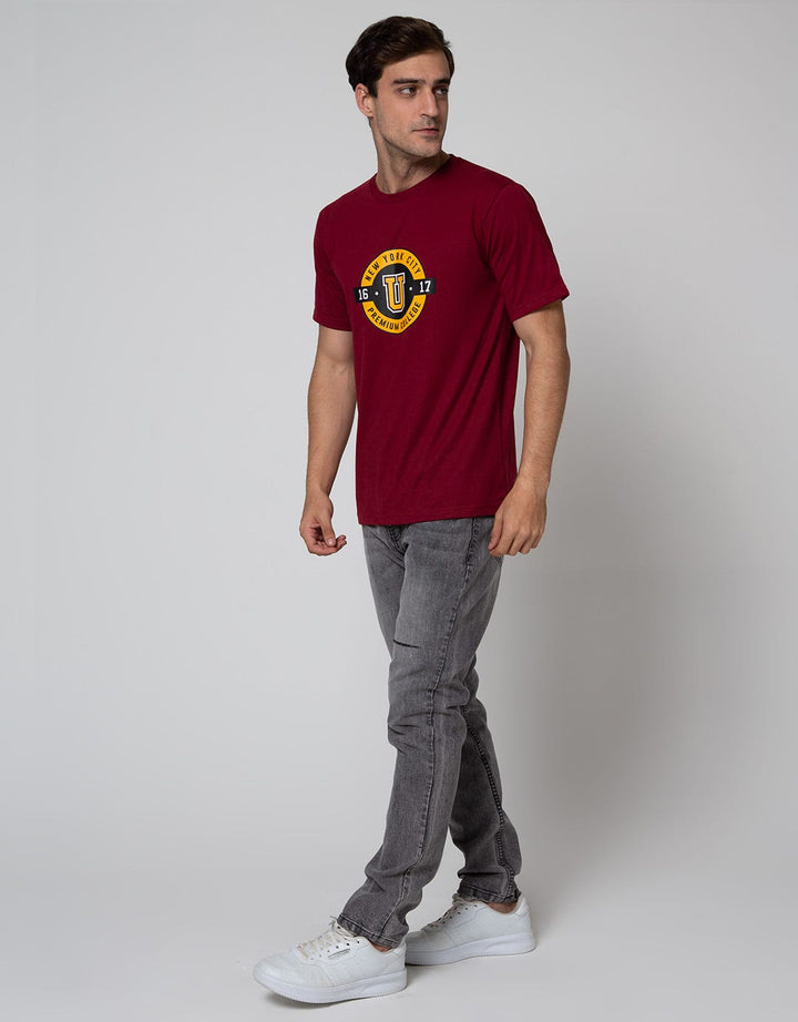 T Zone Short Sleeve T-Shirt Print U.Nyc