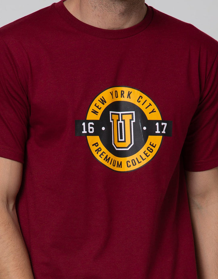 T Zone Short Sleeve T-Shirt Print U.Nyc