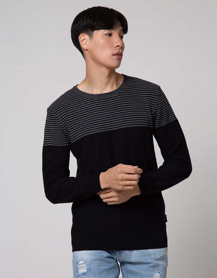 Cardinal Half Stripe Sweater Formal