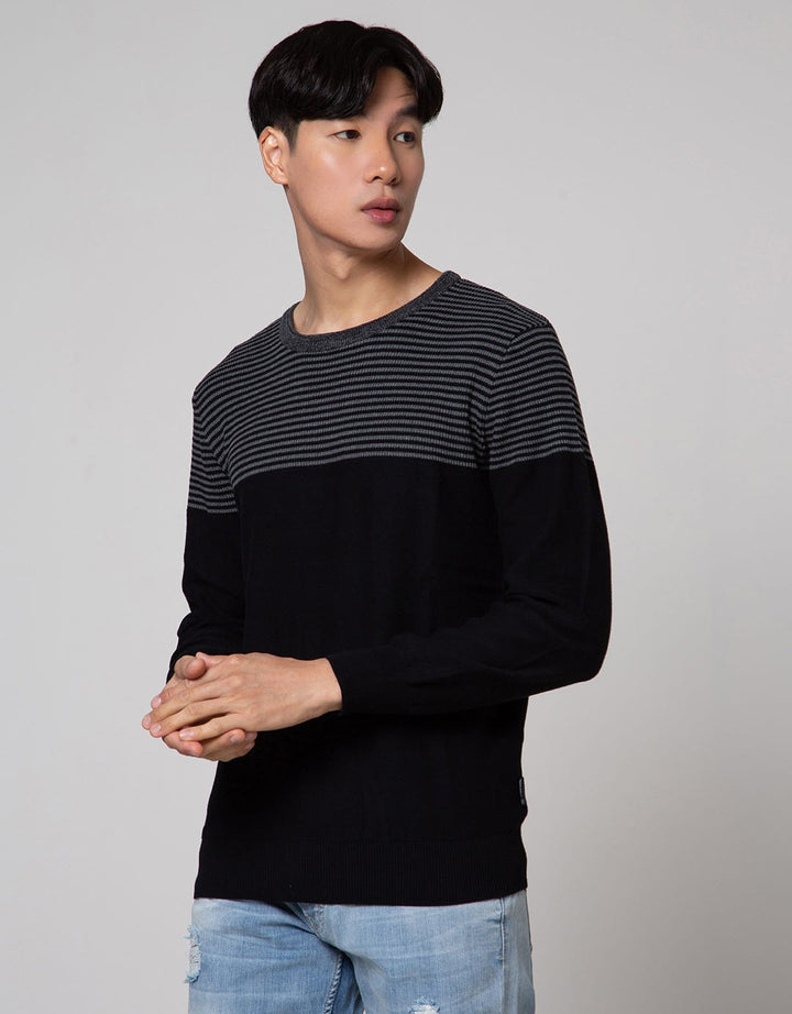 Cardinal Half Stripe Sweater Formal