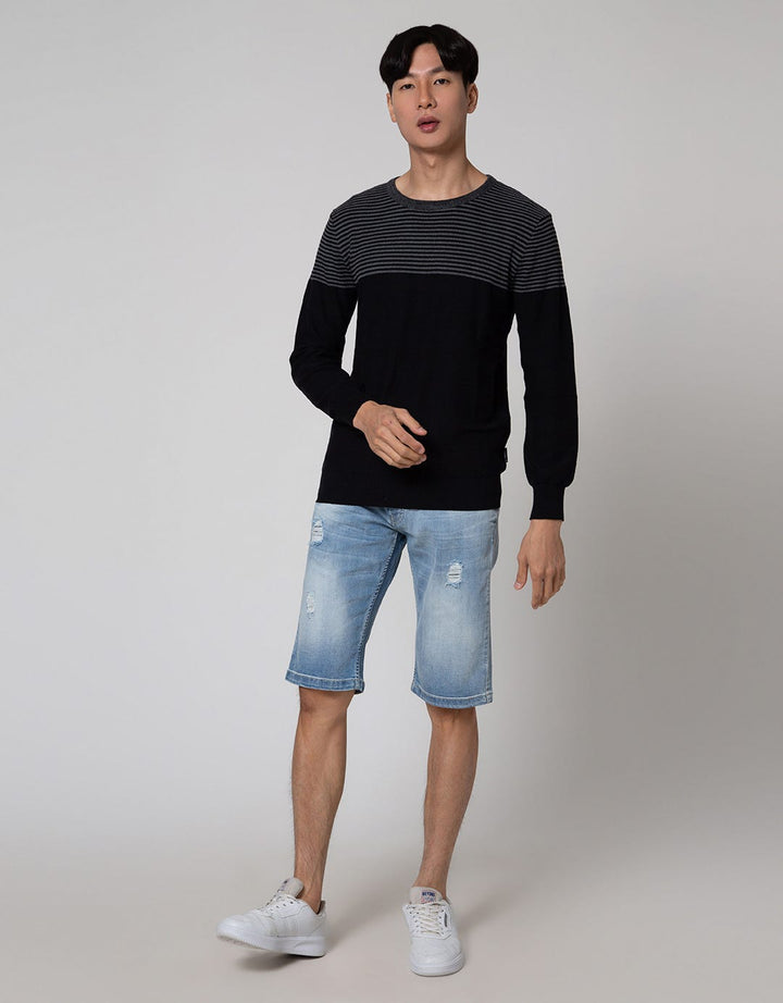 Cardinal Half Stripe Sweater Formal