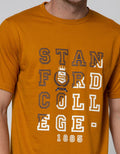 T Zone Short Sleeve T-Shirt Print Stanford