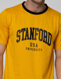 T Zone Short Sleeve T-Shirt Print Stanford Usa
