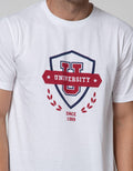T Zone Short Sleeve T-Shirt Print University