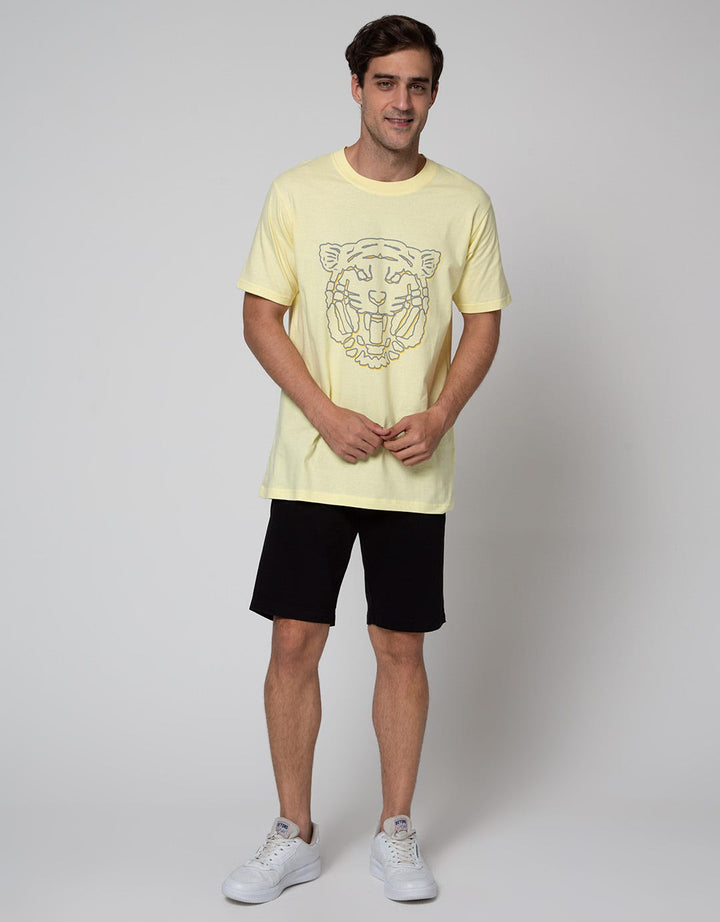 T Zone Short Sleeve T-Shirt Big Size Tiger