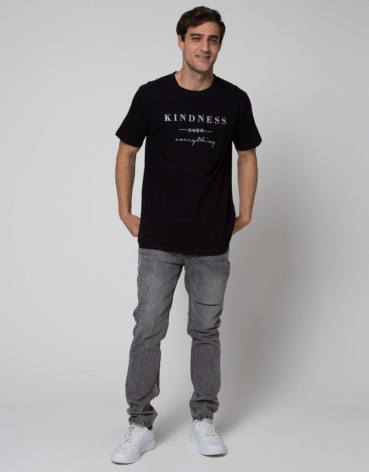 T Zone Short Sleeve T-Shirt Big Size Kindness