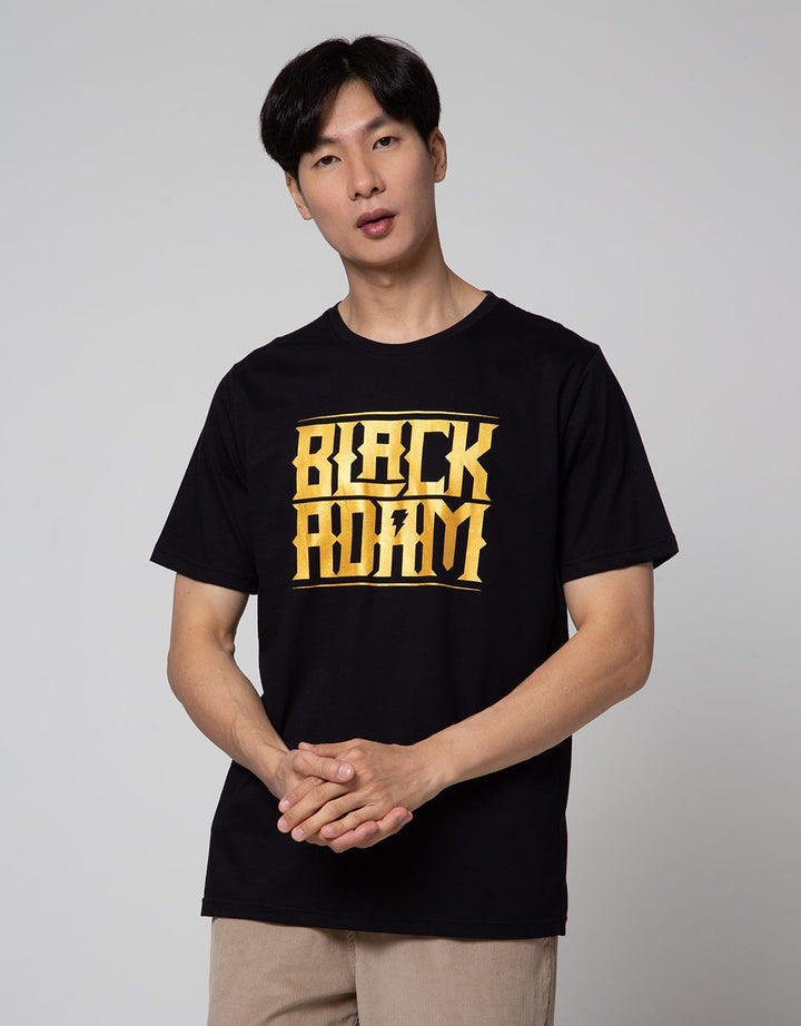 T Zone Short Sleeve T-Shirt  Wb Black Adam Movie Text