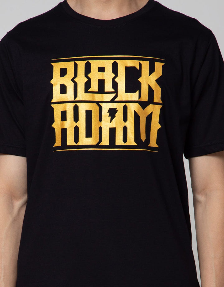 T Zone Short Sleeve T-Shirt  Wb Black Adam Movie Text